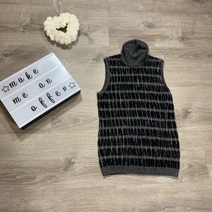 Carlisle women’s black and silver turtle neck